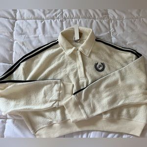 BRAND NEW Pink cropped long sleeve top